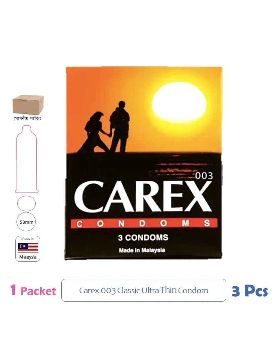 Carex 003 Ultra Thin Condom (3 Pcs)