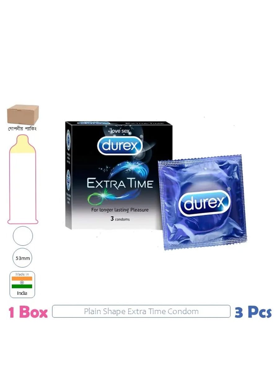 Durex Extra Time Condom (3 Pcs)