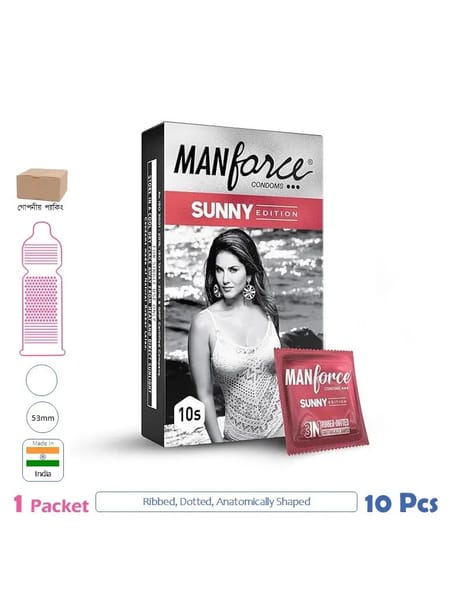 Manforce Sunny Edition Dotted Condom (10 Pcs)