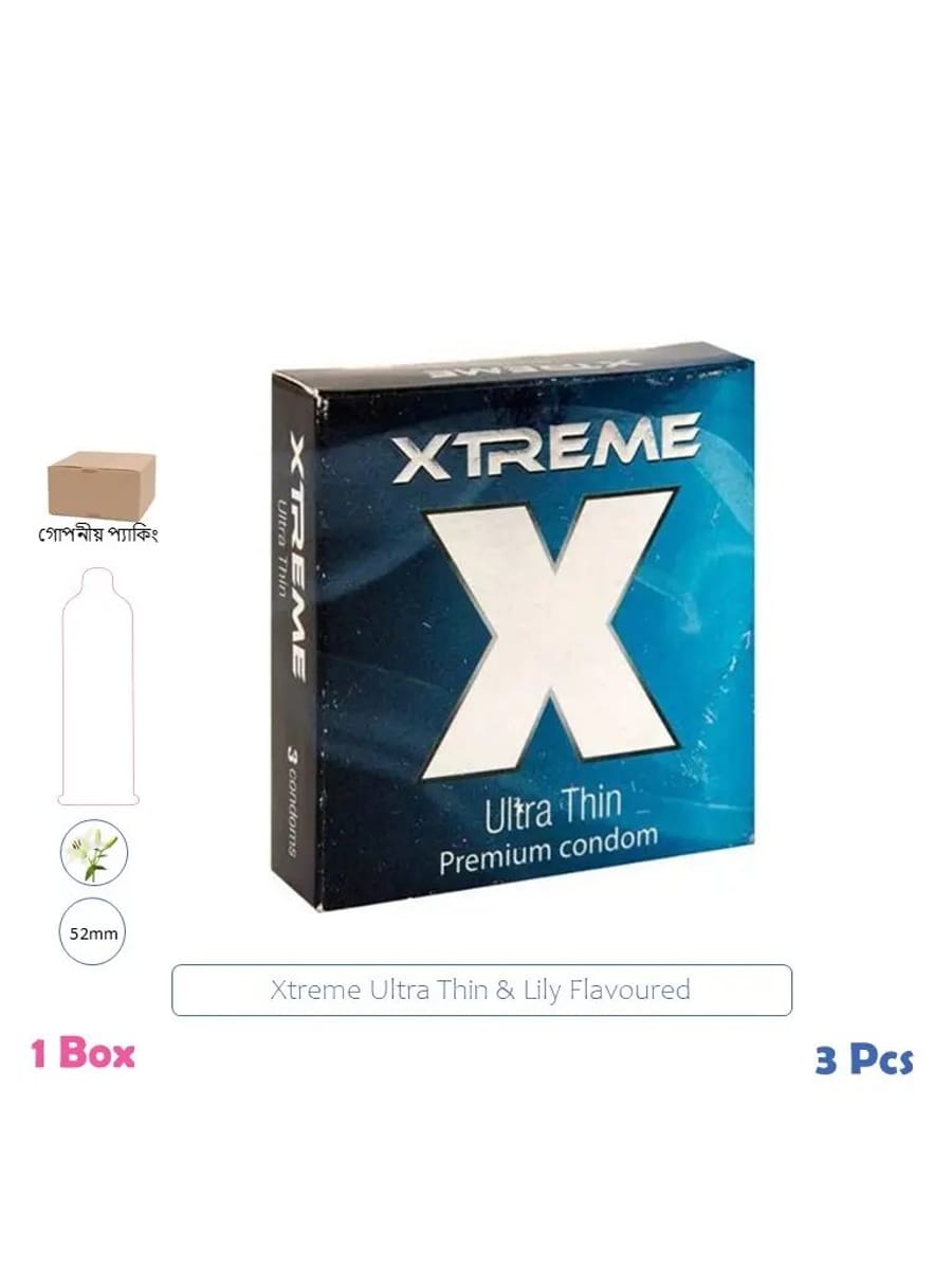 Xtreme Ultra Thin Premium Condom (3 Pcs)